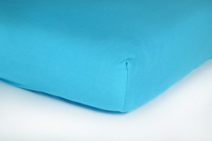 Prześcieradło jersey z gumką 220x200 (turkusowe) 145 g/m2