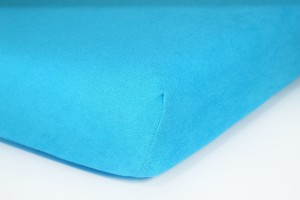 Prześcieradło frotte z gumką 60x120 (turkusowe) 180 g/m2