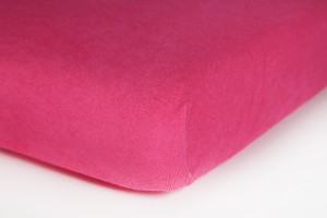 Prześcieradło frotte z gumką 180x200 (różowe) 180 g/m2