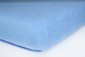 Prześcieradło frotte z gumką 220x200 (jasnoniebieskie) 180 g/m2
