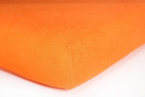 Prześcieradło frotte z gumką 140x200 (pomarańczowe) 180 g/m2