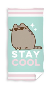 Ręcznik Pusheen 70x140 kąpielowy plażowy Carbotex