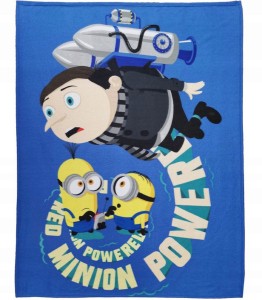 Koc licencyjny polarowy Minionki 130x170 Halantex