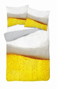 Pościel 3D satynowa z mikrowłókna PIWO 160x200 Detexpol  