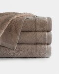 Ręcznik łazienkowy frotte Vito 50x90 Jasnobrązowy