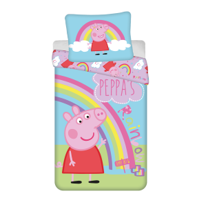 Pościel licencyjna Świnka Peppa 140x200 Jerry Fabrics