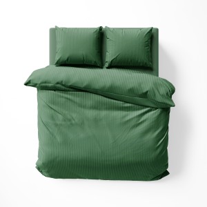 Komplet pościeli z adamaszku Pure Collection 220x200 zielony