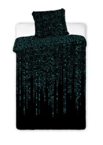Pościel świecąca w ciemności MATRIX 160x200 Faro
