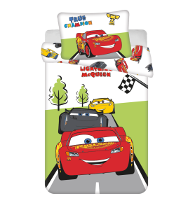 Pościel do łóżeczka Cars Auta 100x135 Jerry Fabrics