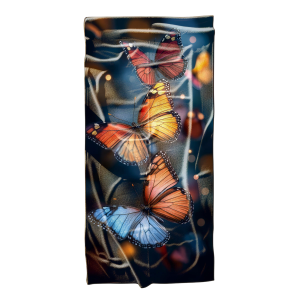 Ręcznik plażowy kąpielowy szybkoschnący 70x140 Motyle