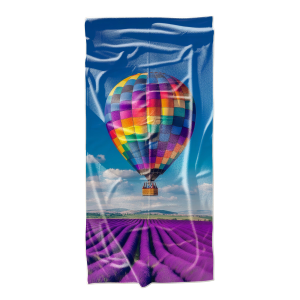 Ręcznik plażowy kąpielowy szybkoschnący 70x140 Tęczowy Balon