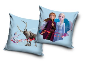 Poszewka na poduszkę welwetowa jasiek 40x40 Kraina Lodu (Frozen)
