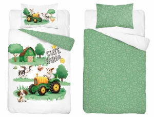 Pościel do łóżeczka Farma Rolna 100x135 Detexpol