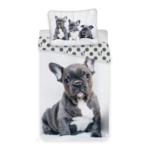 Pościel Piesek Buldog 140x200 Jerry Fabrics